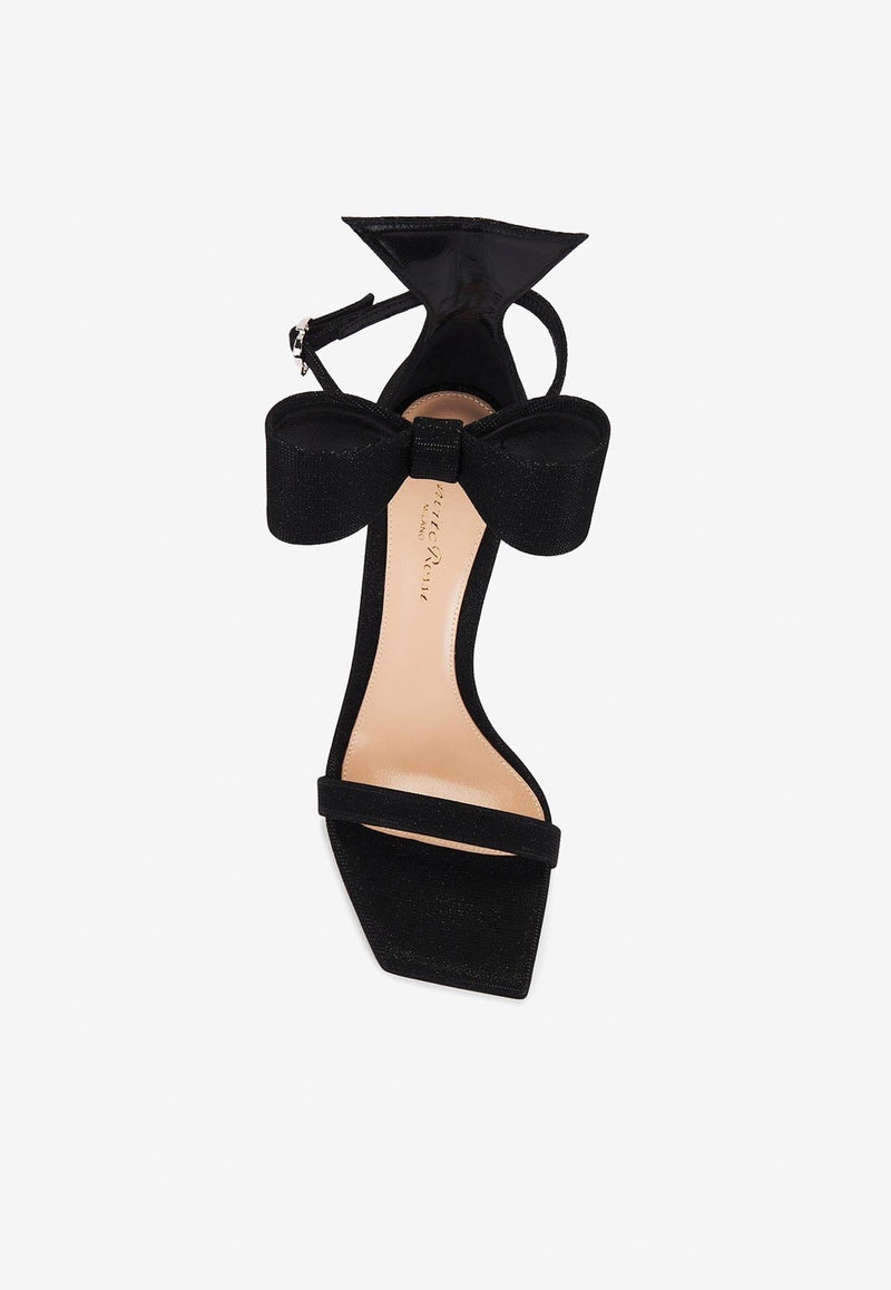 Gianvito Rossi 105 Flash Bow Sandals G61731 15PXS FHXNERO FLASH BLACK