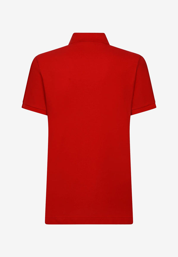Dolce & Gabbana Logo Polo T-shirt G8PL4T G7F2H R0026 Red