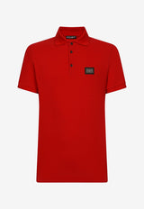 Dolce & Gabbana Logo Polo T-shirt G8PL4T G7F2H R0026 Red