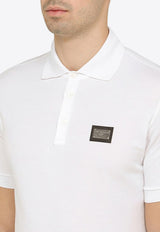 Dolce & Gabbana Logo-Plaque Polo T-shirt G8PL4TG7F2H/O_DOLCE-W0800