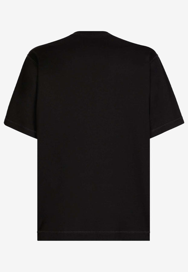 Dolce & Gabbana Banana Tree Print T-shirt Black G8PN9T G7K1V N0000