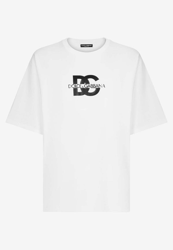 Dolce & Gabbana DG Logo Print T-shirt White G8PN9T G7M1C W0800