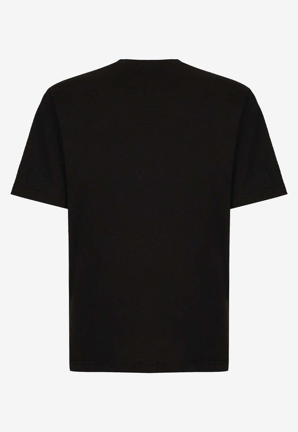 Dolce & Gabbana Logo Print T-shirt Black G8PN9T G7M8F N0000