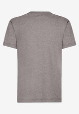Dolce & Gabbana Logo Short-Sleeved T-shirt G8PT1T G7F2I S8291 Gray
