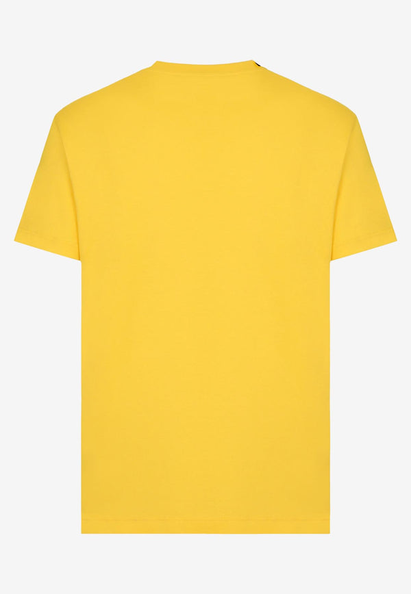 Dolce & Gabbana Logo Short-Sleeved T-shirt G8PT1T G7JV9 A0417 Yellow