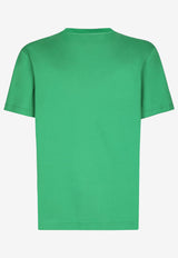Dolce & Gabbana Logo Short-Sleeved T-shirt G8PT1T G7JV9 V0396 Green