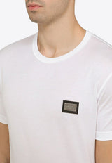 Dolce & Gabbana Logo Plaque Crewneck T-shirt G8PT1TG7F2I/O_DOLCE-W0800