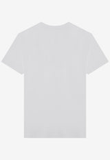 Dolce & Gabbana Logo Plaque Crewneck T-shirt White G8PT1TG7F2I/Q_DOLCE-W0800