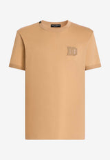 Dolce & Gabbana DG Logo Patch T-shirt Beige G8PV1Z G7P3N M0887