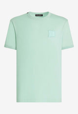 Dolce & Gabbana DG Logo Patch T-shirt Green G8PV1Z G7P3N V0234