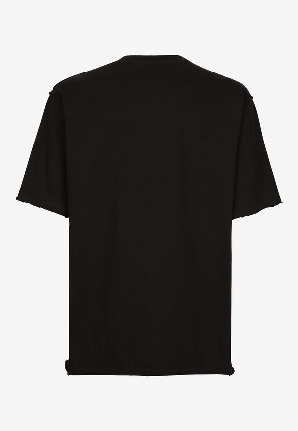 Dolce & Gabbana Banana Tree Print T-shirt Black G8RI4T G7K7N N0000