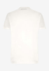 Dolce & Gabbana Mini Logo Crewneck T-shirt White G8RN8T G7P0O W0800