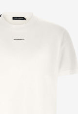 Dolce & Gabbana Mini Logo Crewneck T-shirt White G8RN8T G7P0O W0800