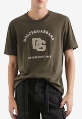 Dolce & Gabbana Embroidered DG Logo T-shirt Khaki G8RN8Z G7PPA N4816