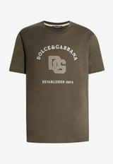 Dolce & Gabbana Embroidered DG Logo T-shirt Khaki G8RN8Z G7PPA N4816