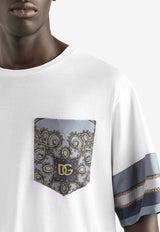 Dolce & Gabbana Printed Jersey T-shirt White G8SB2T G7PZK W0800