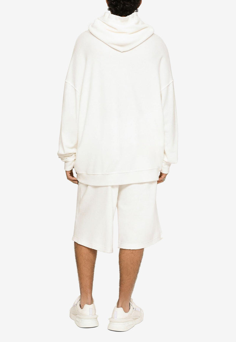 Dolce & Gabbana Logo Hooded Sweatshirt G9AGQT HU7OA W0111 White