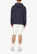 Dolce & Gabbana Zip-Up Jacket in Tech Fabric G9AIAT FUSFW B6712 Blue