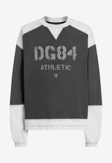 Dolce & Gabbana DG84 Athletic Faded Sweatshirt Black G9BZXT G7PPD N0000
