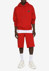 Dolce & Gabbana Logo Hooded Sweatshirt G9ZU0T G7F2G R2254 Red