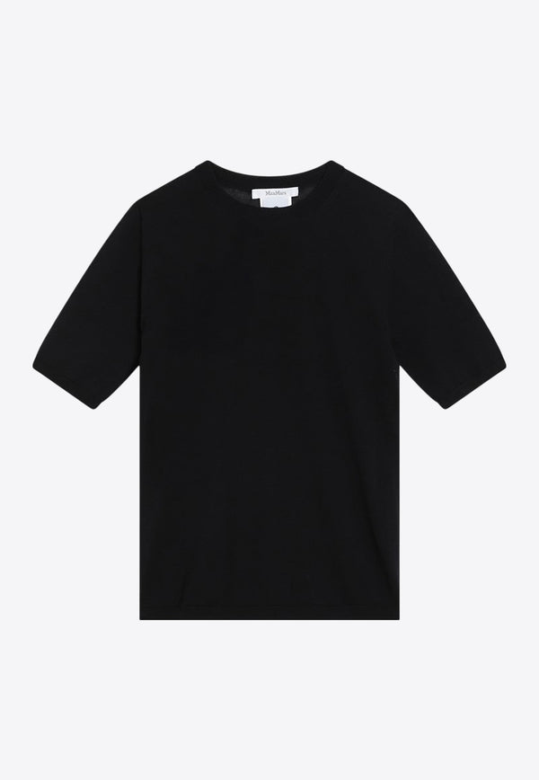 Max Mara Gerico Wool Knit Top Midnight Blue GERICOCO/R_MAXM-014