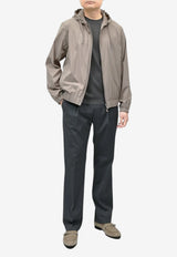 Herno Zip-Up Windbreaker Jacket Gray GI000656U_LIGHT GREY