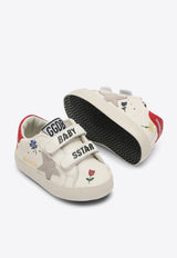 Golden Goose DB Kids Babies Old School Low-Top Sneakers Red GIF00166F006233/P_GOLDE-10953