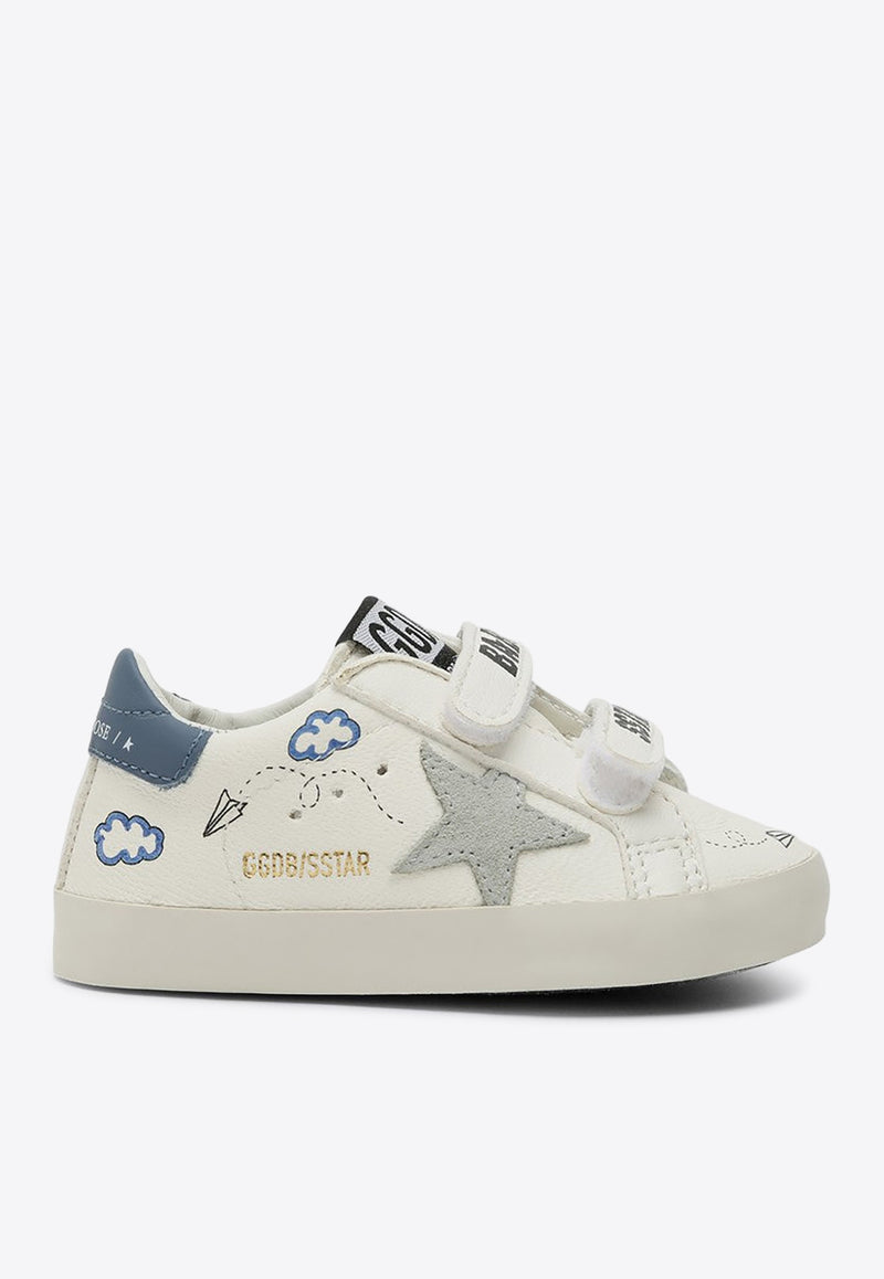 Golden Goose DB Kids Babies Old School Low-Top Sneakers White GIF00166F006234/P_GOLDE-10509