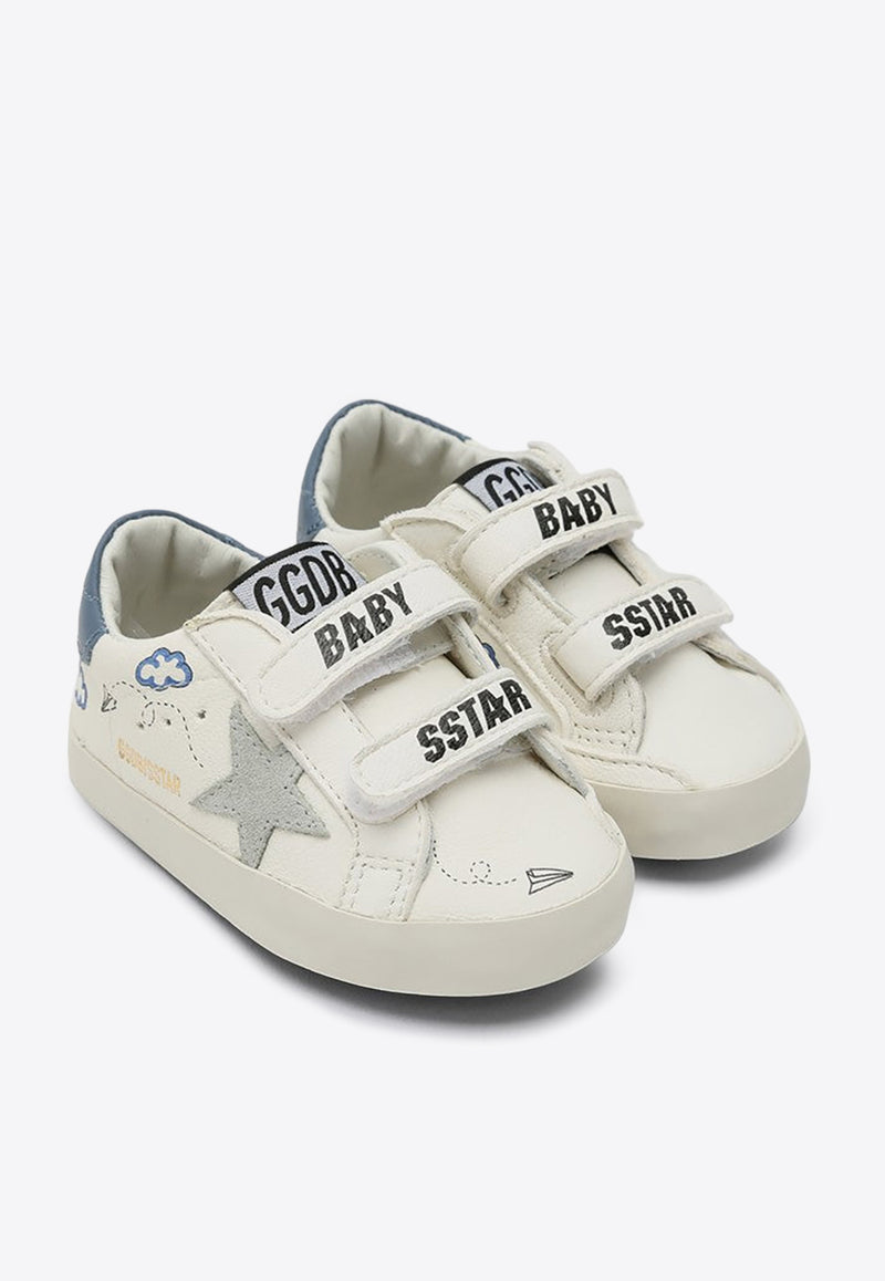 Golden Goose DB Kids Babies Old School Low-Top Sneakers White GIF00166F006234/P_GOLDE-10509