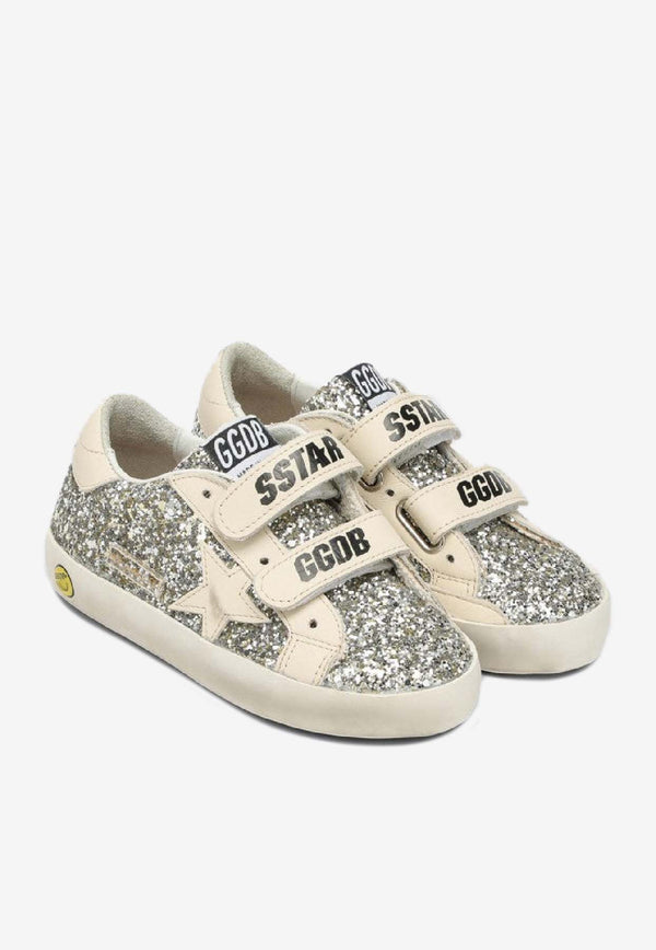 Golden Goose DB Kids Boys Old School Low-Top Sneakers Silver GJF00111F005314/S_GOLDE-65195