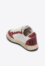 Golden Goose DB Kids Babies Ball Star Leather Low-Top Sneakers Red GJF00439F006792/Q_GOLDE-10435