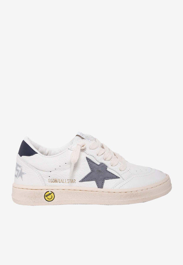Golden Goose DB Kids Baby Boys Ball Star Leather Sneakers  White GJF00439.F007454.82479_WHITE MULT