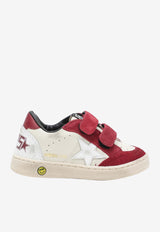 Golden Goose DB Kids Baby Boys Ball Star Low-Top Sneakers Red GJF00501F008054/S_GOLDE-12381