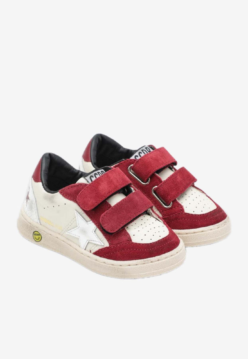 Golden Goose DB Kids Baby Boys Ball Star Low-Top Sneakers Red GJF00501F008054/S_GOLDE-12381