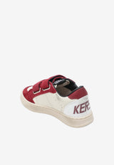 Golden Goose DB Kids Baby Boys Ball Star Low-Top Sneakers Red GJF00501F008054/S_GOLDE-12381