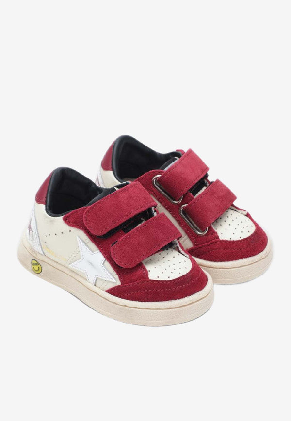 Golden Goose DB Kids Babies Ball Star Low-Top Sneakers Red GJF00501NF008054/S_GOLDE-12381