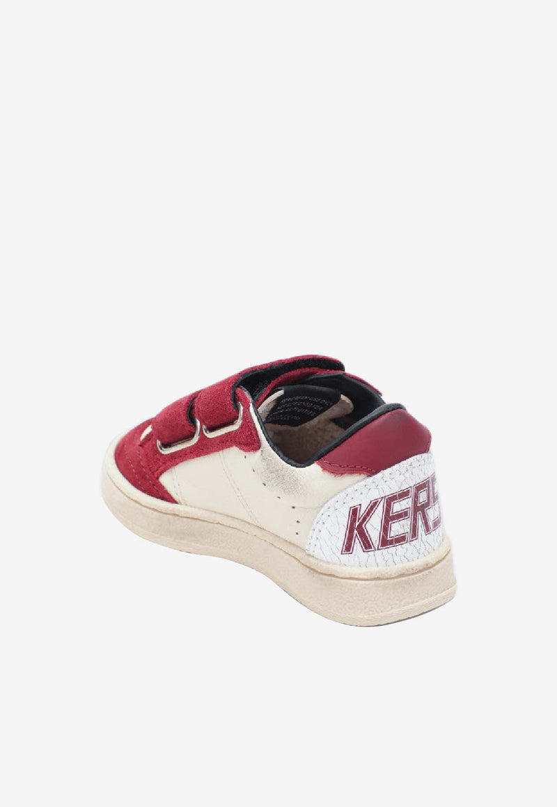 Golden Goose DB Kids Babies Ball Star Low-Top Sneakers Red GJF00501NF008054/S_GOLDE-12381