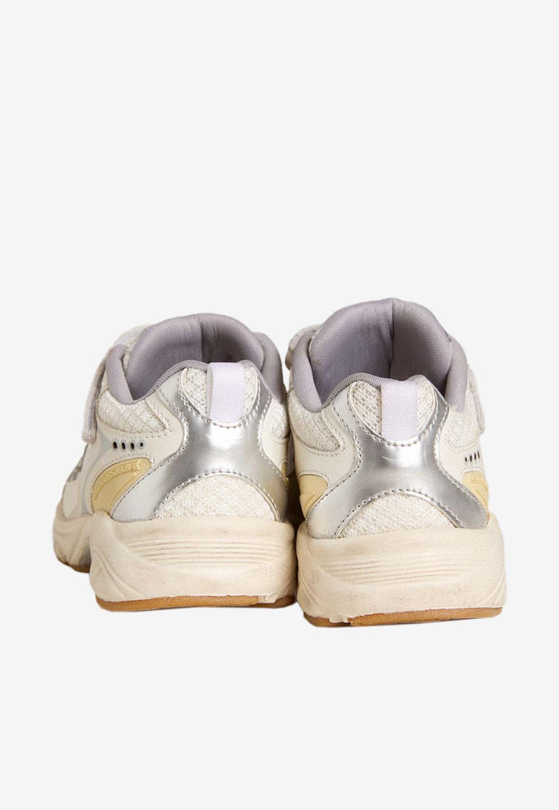 Golden Goose DB Kids Baby Girls Lightstar Running Sneakers White GJF00724.F007611.10565_WHITE MULT