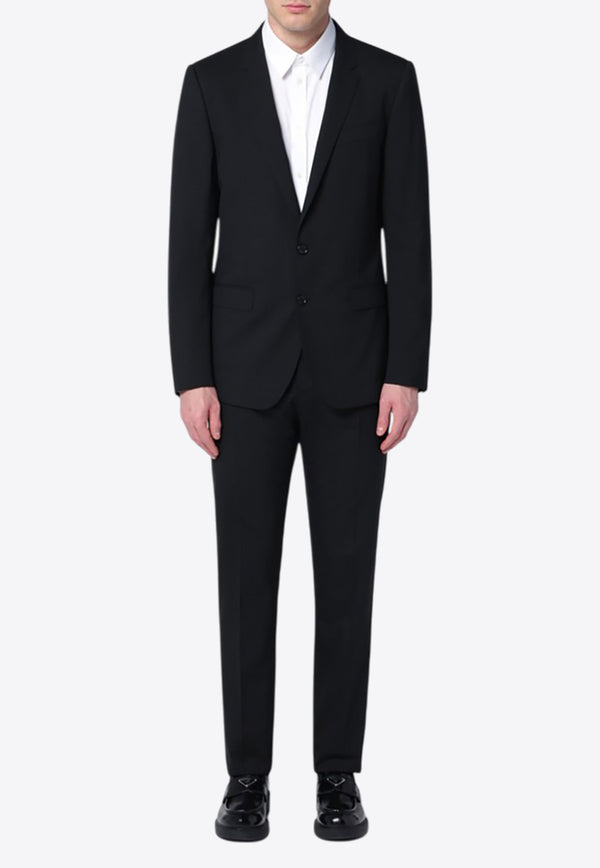 Dolce & Gabbana Wool Single-Breasted Suit Black GK0EMTGF874/Q_DOLCE-N0000