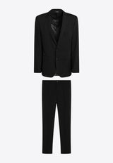 Dolce & Gabbana Single-Breasted Wool Suit Black GK0EMTGF874/R_DOLCE-N0000