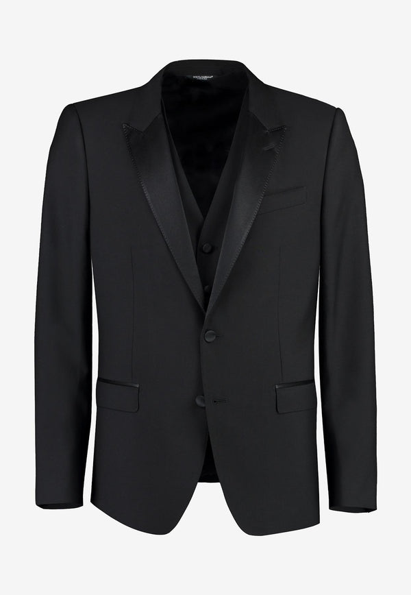Dolce & Gabbana Three-Piece Suit Set GK2WMT GG829 N0000 Black