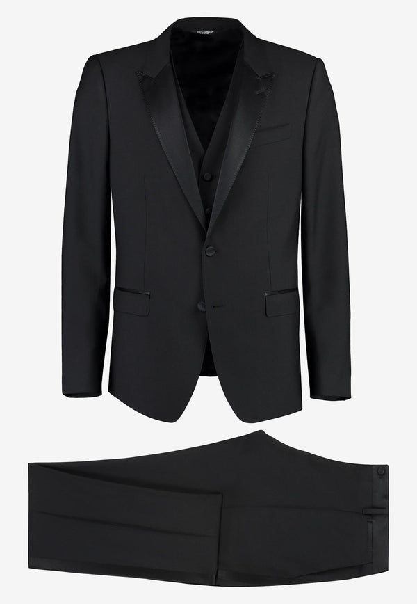 Dolce & Gabbana Three-Piece Suit Set GK2WMT GG829 N0000 Black