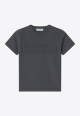 Golden Goose DB Kids Boys Embossed Golden T-shirt Gray GKP02441UP002243/R_GOLDE-60278