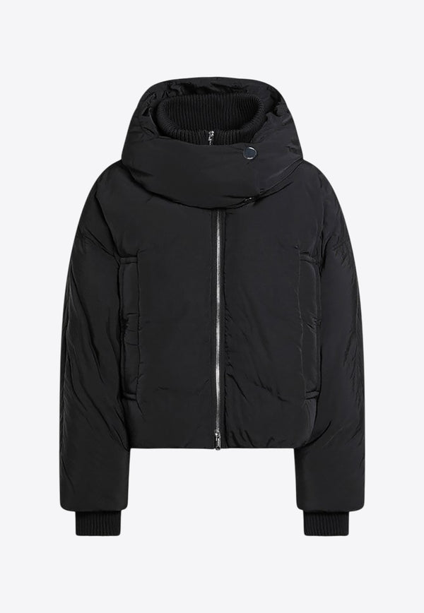 Sportmax Water-Repellent Cropped Down Jacket  Black GLIZIANY/R_SPORM-003