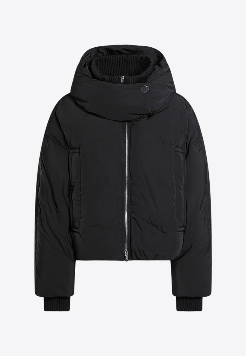 Sportmax Water-Repellent Cropped Down Jacket  Black GLIZIANY/R_SPORM-003