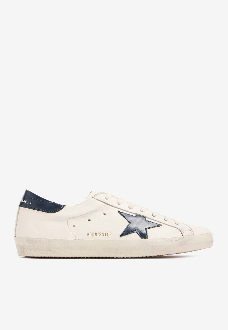 Golden Goose DB Super-Star Leather Low-Top Sneakers White GMF00101.F004164.15430_BEIGE MULT