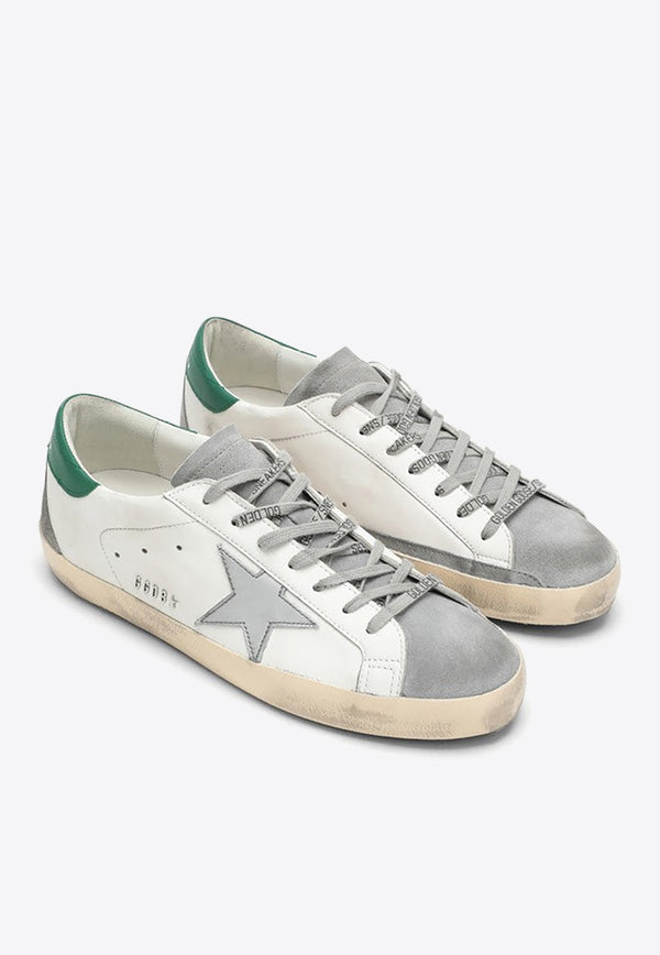 Golden Goose DB Super-Star Low-Top Sneakers with Laminated Star White GMF00102F004167/O_GOLDE-82171