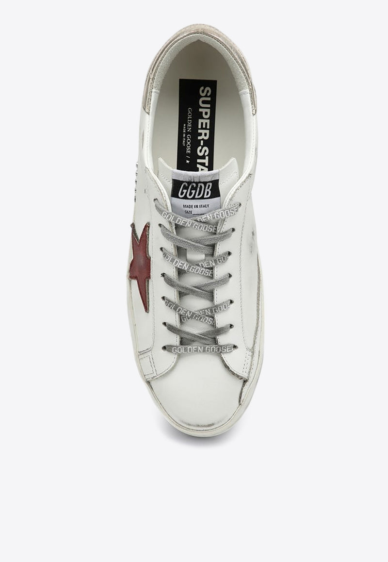 Golden Goose DB Super-Star Distressed Leather Sneakers White GMF00102F006229/P_GOLDE-11939