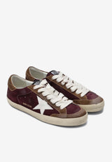 Golden Goose DB Super Star Low-Top Sneakers Bordeaux GMF00107F008135/S_GOLDE-40560