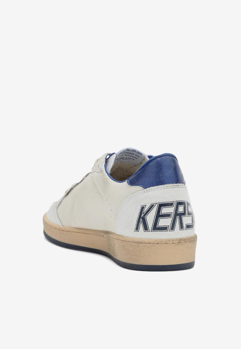 Golden Goose DB Ball Star Leather Low-Top Sneakers White GMF00117F002198/R_GOLDE-10327